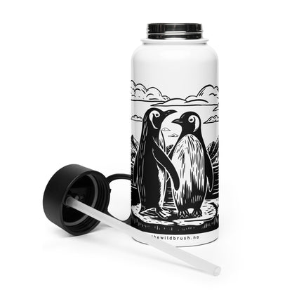 Penguins Stainless Steel Water Bottle